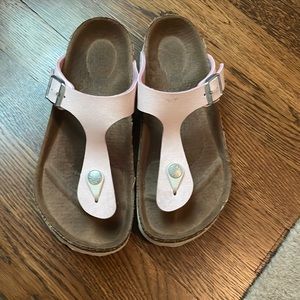 baby pink birkenstocks